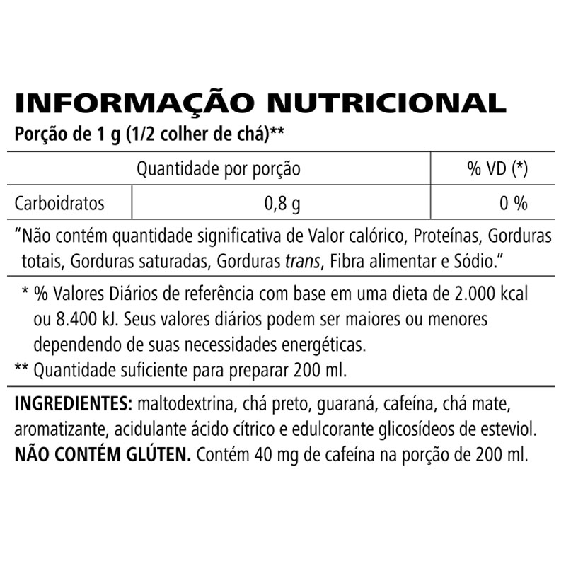 N-R-G em Pó Guaraná Tropical 100 g - Imagem 3